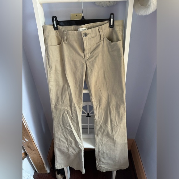 BANANA REPUBLIC wide leg khaki pants - Picture 4 of 4